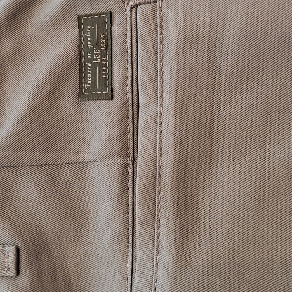 Mens Lee Khaki Pants Size 38/34 - Picture 3 of 4